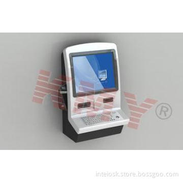 Simple Metal Wall - Mounted Airport Card Dispenser Kiosk Te